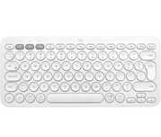 Клавиатура Безжична Logitech K380, Bluetooth, Multi-Device, Бял