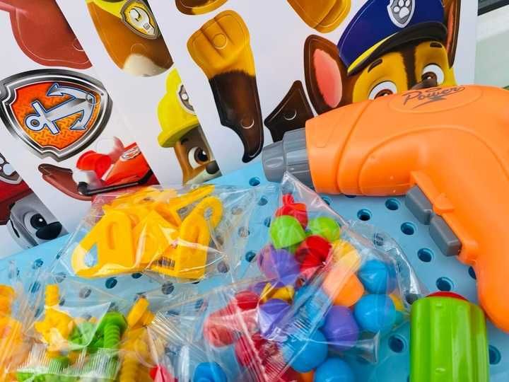 Конструктор с винтоверт- 3D мозайка Пес Патрул