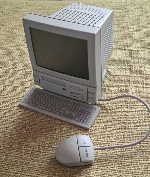 Decoratiune Calculator Vechi In Miniatura Compaq Retro PC Radio