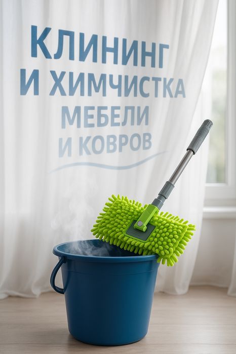 Клининг, генеральная уборка/ СКИДКА 50% на химчистку мебели при заказе