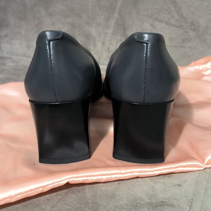 Pantofi dama cu toc gros din piele Carmens, 37