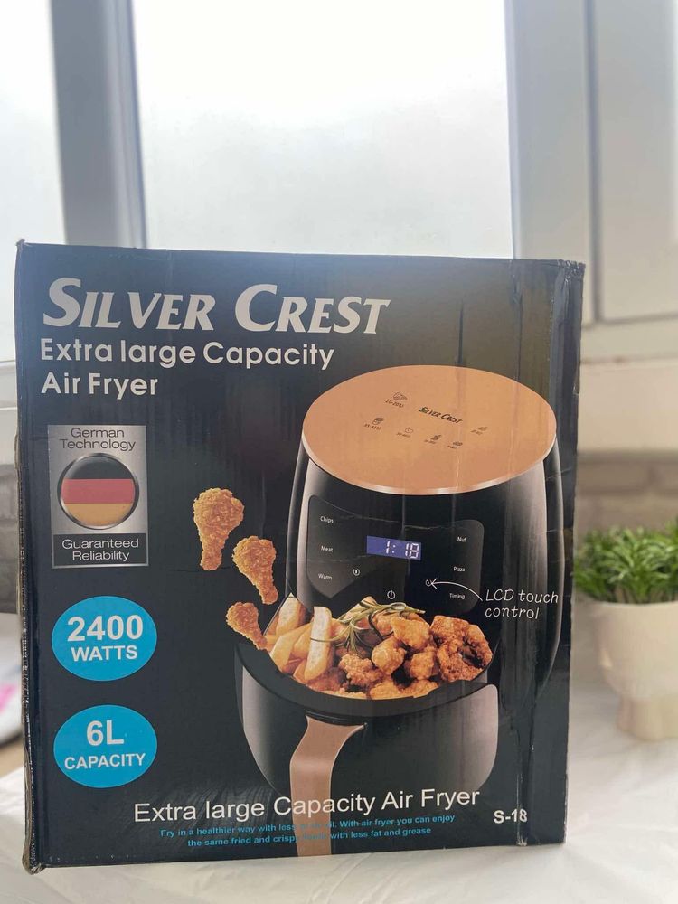 Air Fryer Silver Crest 6L / Фритюрник с Горещ Въздух