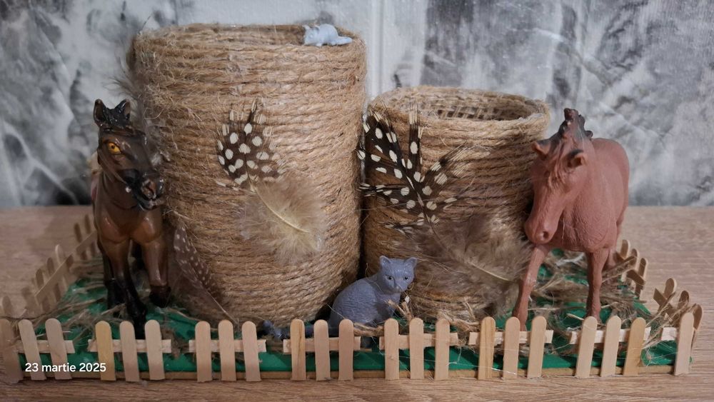 Vand suport creioane/pixuri handmade