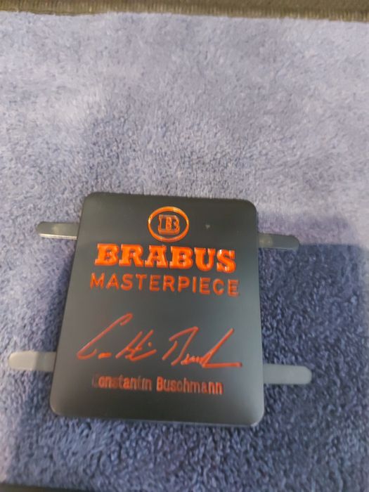 Емблема за седалки на Мерцедес Брабус Brabus