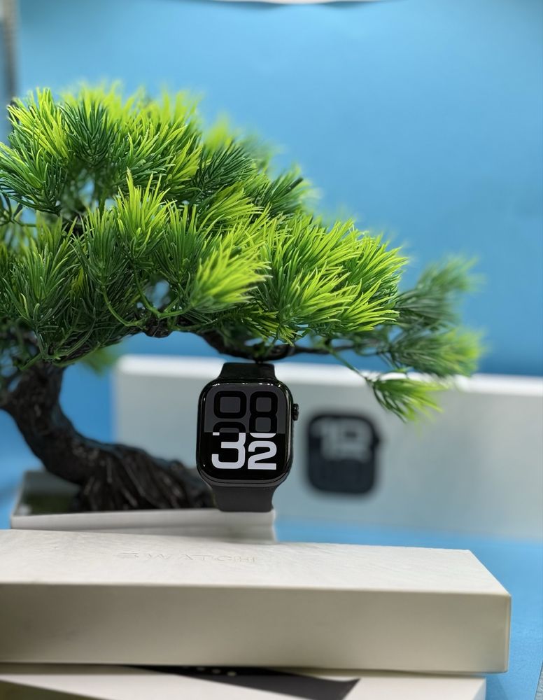 ГАРАНЦИОНЕН!!! Apple Watch 10, GPS, Cellular, Jet Black Aluminum 46 мм