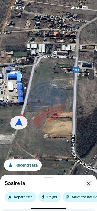 Teren 1000 mp de vanzare/ Carcea