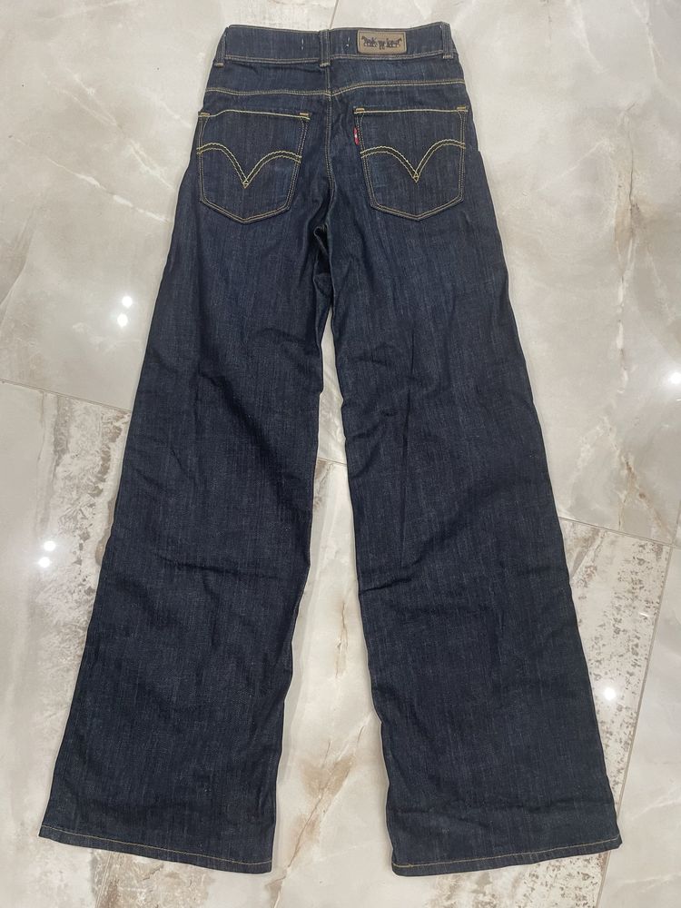 Дънки Vintage Levi’s 474 Wide Loose Blue Fit - размер 25/32
