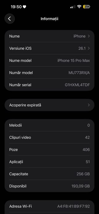 iPhone 15 pro max 256GB