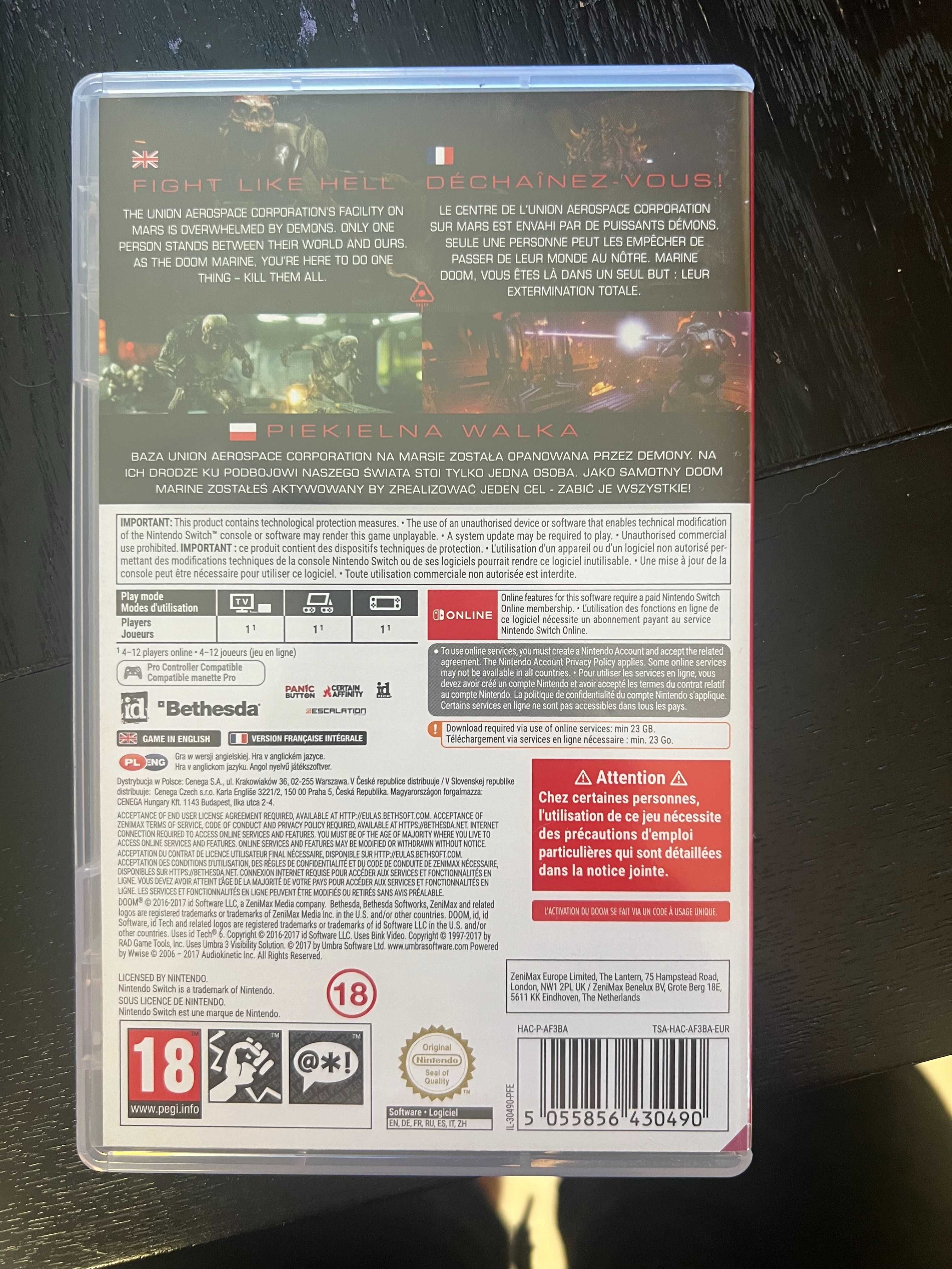 Продавам DOOM игра - чисто нова