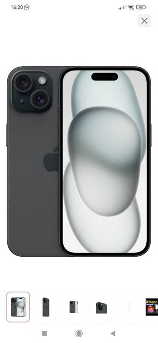 Айфон 15 90% черный