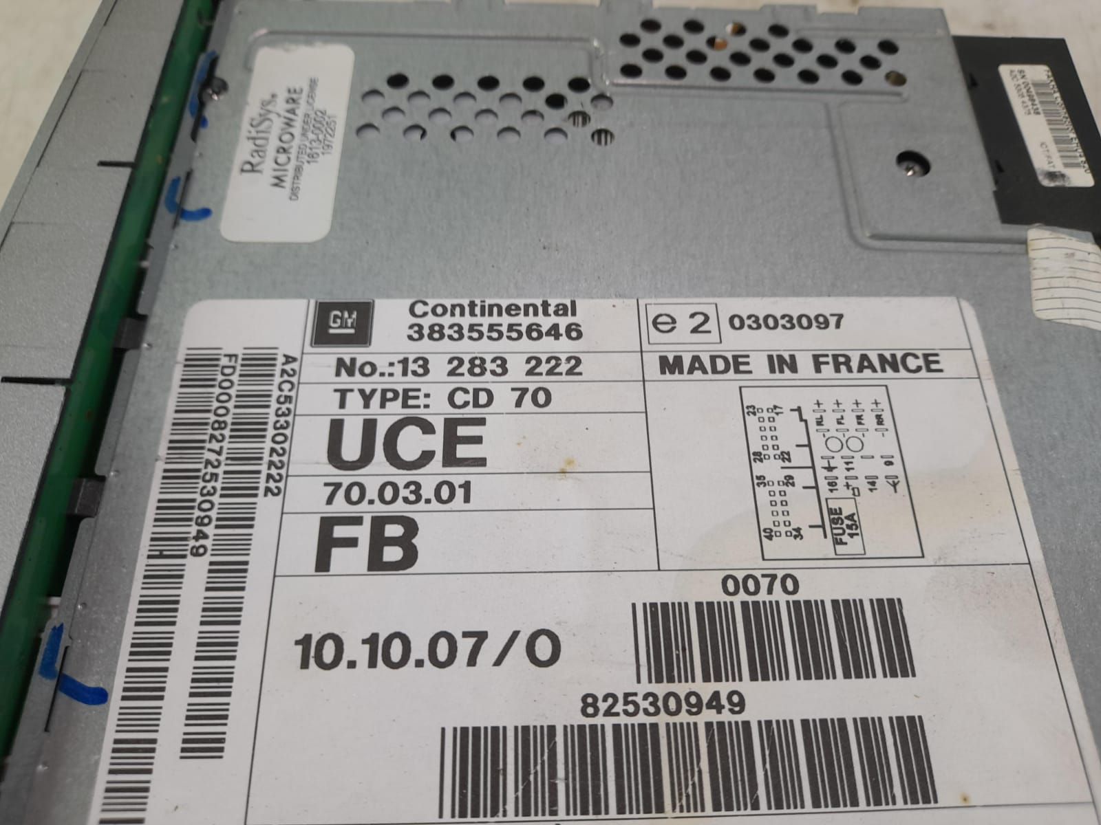 Radio cd player navigatie 383555646 Opel Vectra C [facelift] [2005 -