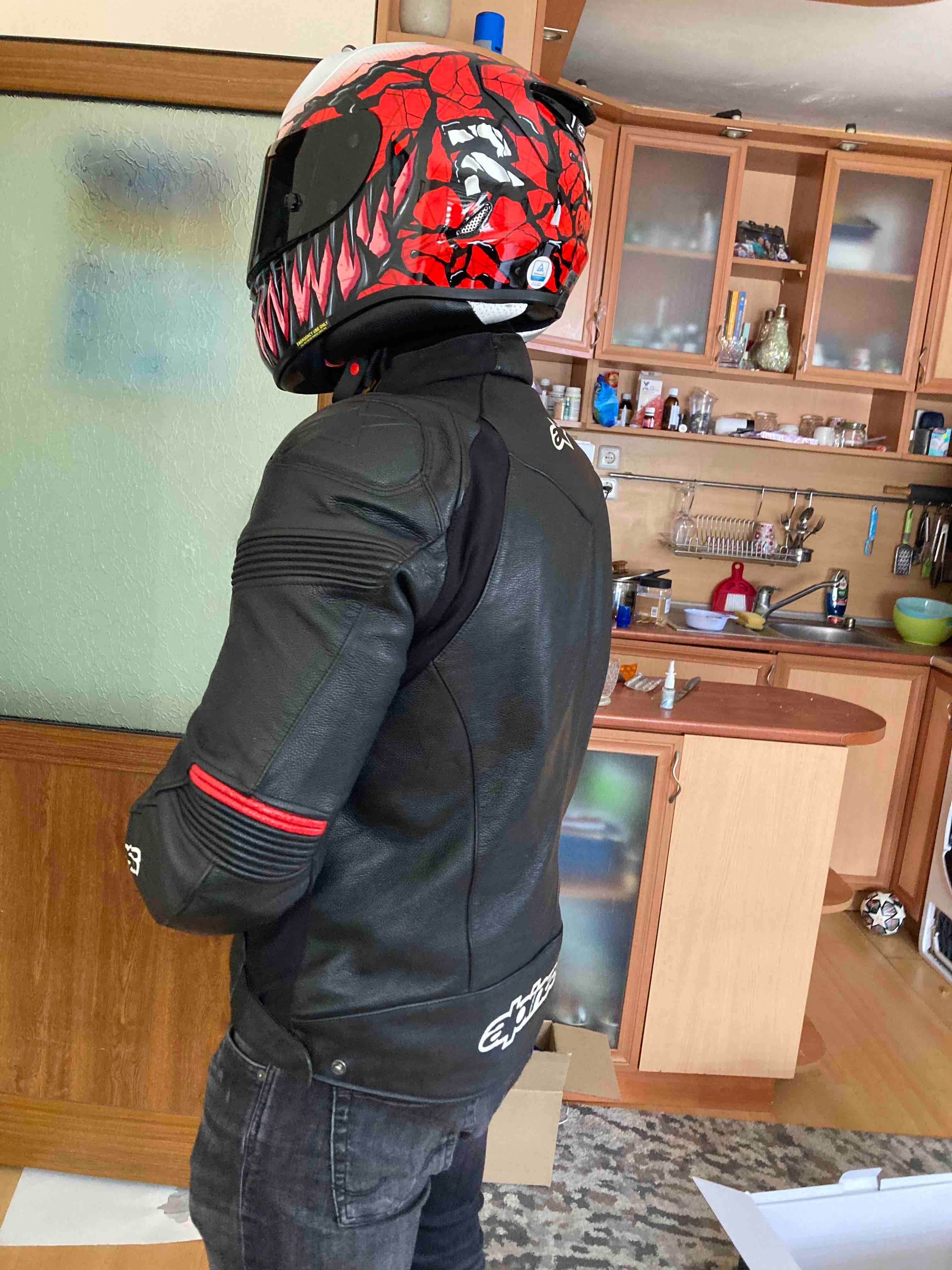 Мото кожено яке Alpinestars