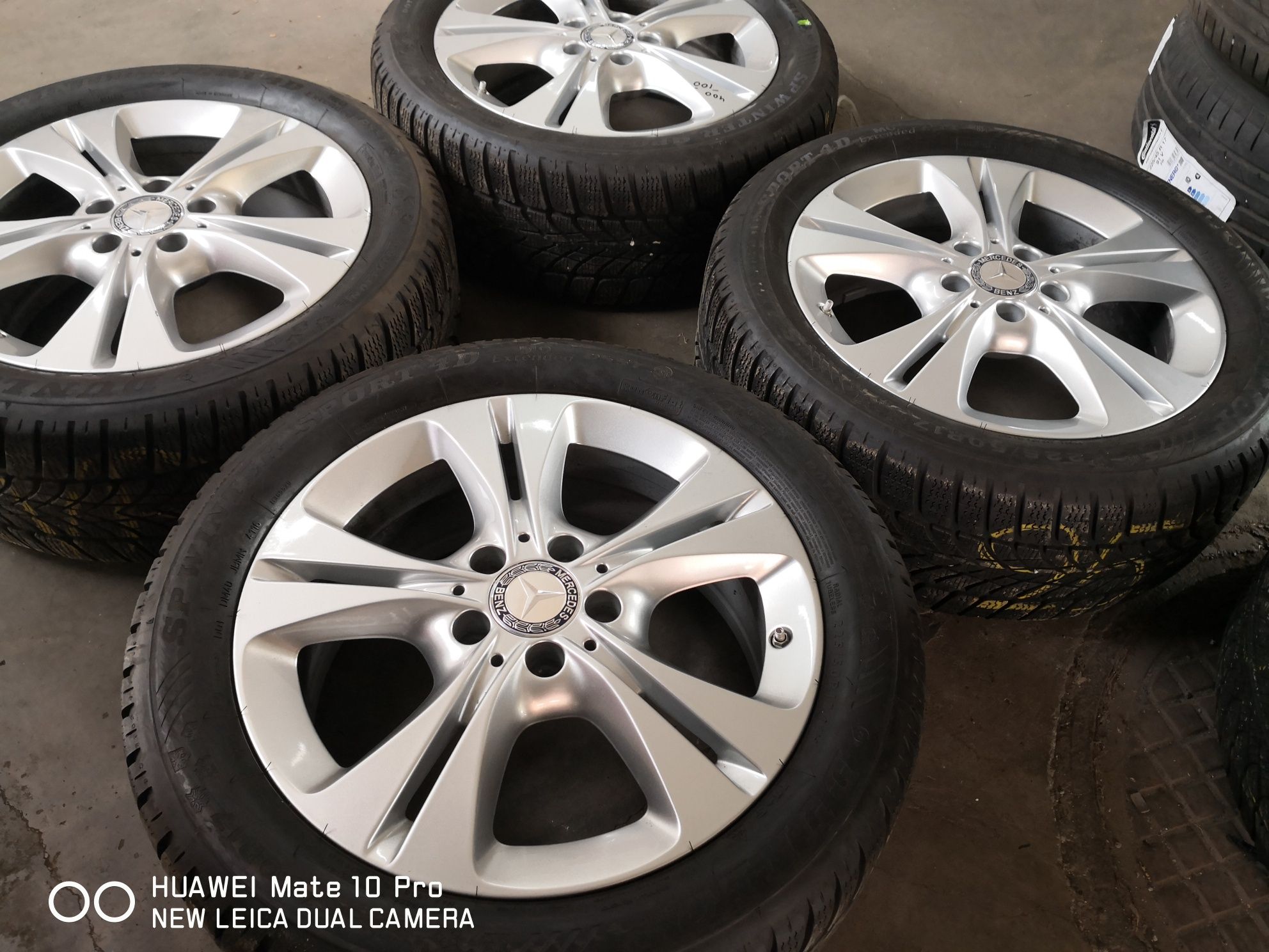 5x112 Mercedes w205 мерцедес 5х112 17 цола джанти оригинални с датчици