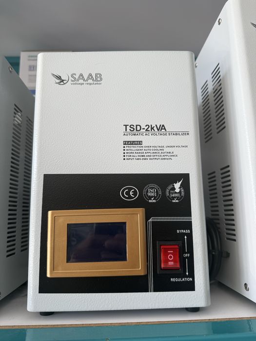 Стабилизатор напряжения SAAB TSD-2 кВт 220 вольт уй жихозлари учун