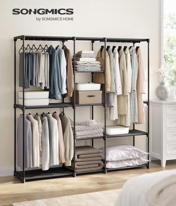 Преносим отворен гардероб SONGMICS