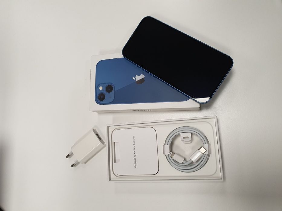 iPhone 13 blue 128gb отличен