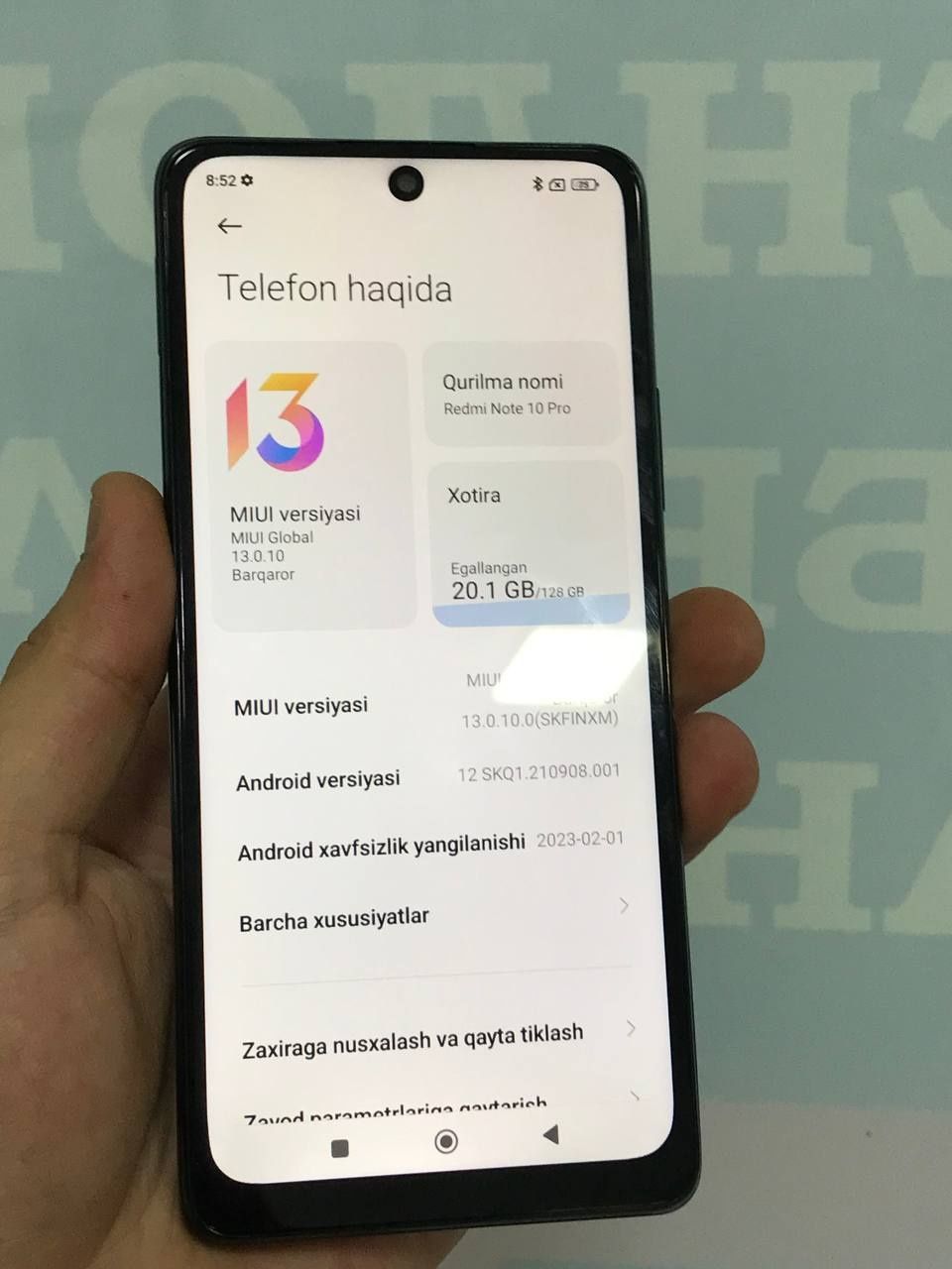 Redmi note 10 pro 128 gb
