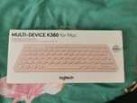 Tastatura Bluetooth Logitech K380, Multi-Device, layout US INTL, Roz