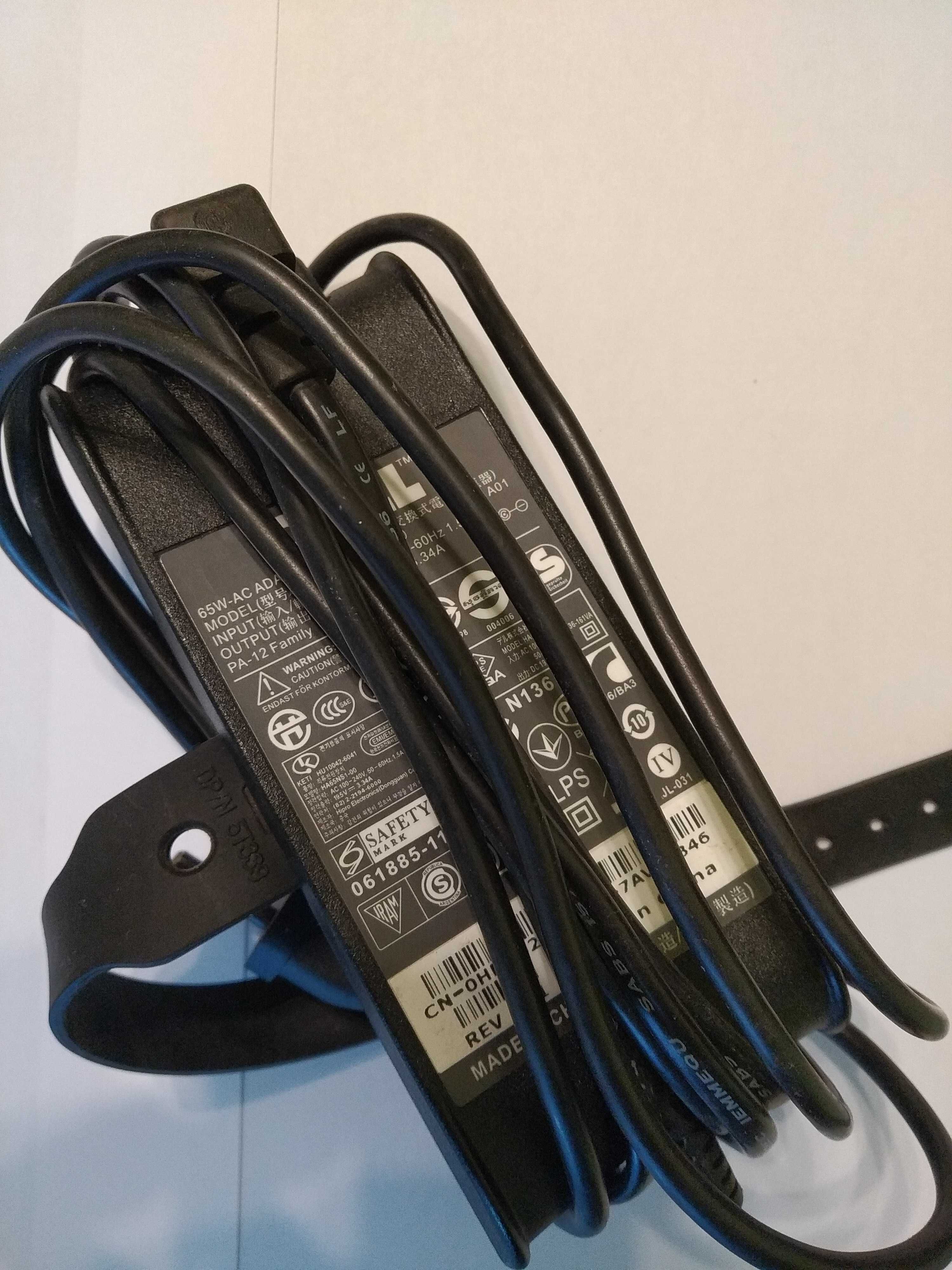 Зарядно за лаптоп dell 65w 19.5v 3.34a голяма букса