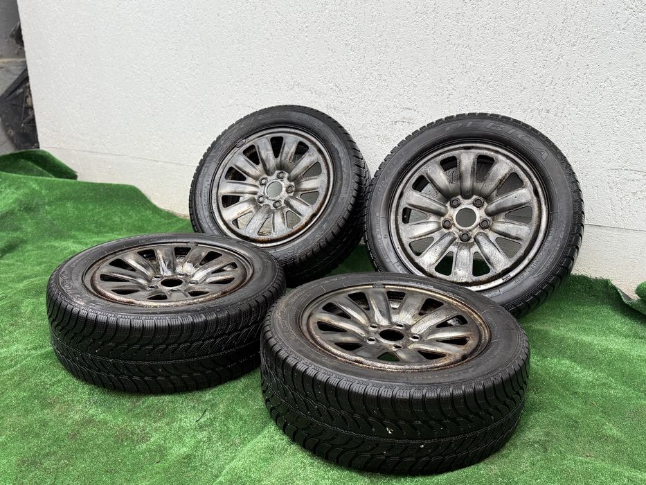 Jante Tabla 5x112 R16 + Cauciucuri Iarna Aproape  NOI 205/55/R16