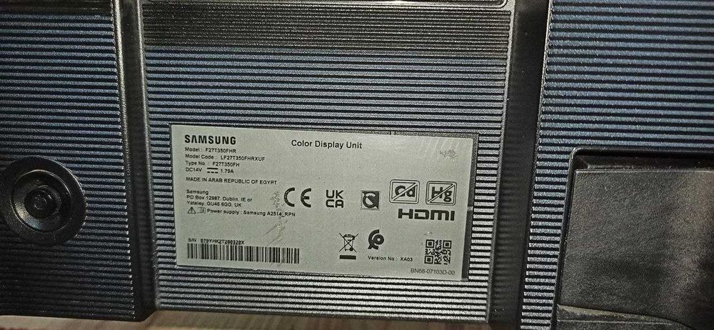 Продается Монитор SAMSUNG 27 модель LF27T350FHR