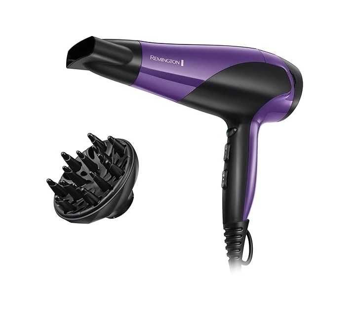 Сешоар за коса Remington D3190, 2200W, Йонизираща функция с дифузер UK