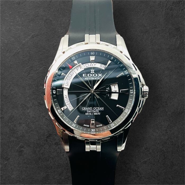 EDOX Grand Ocean Day Date Automatic мъжки часовник