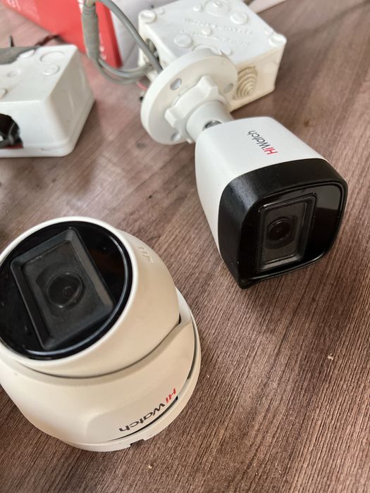 Видеокамеры+ видеорегистратор hikvision