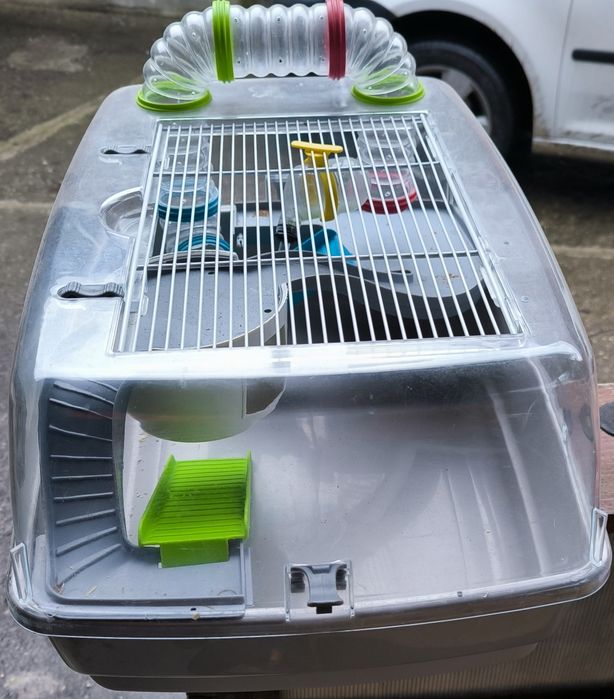 Cușcă hamster,rozătoare cu accesorii