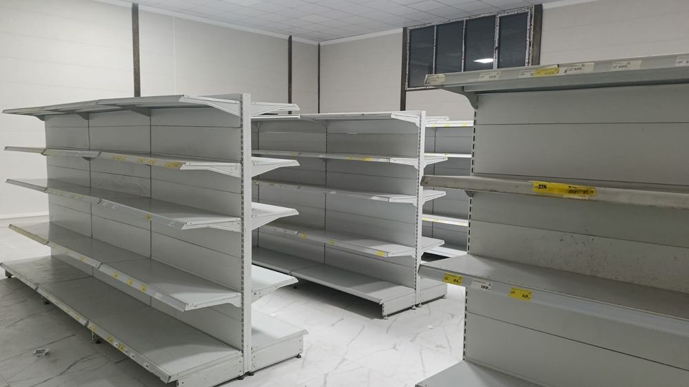 Полка, стеллаж, металлические витрины, оборудование для магазина