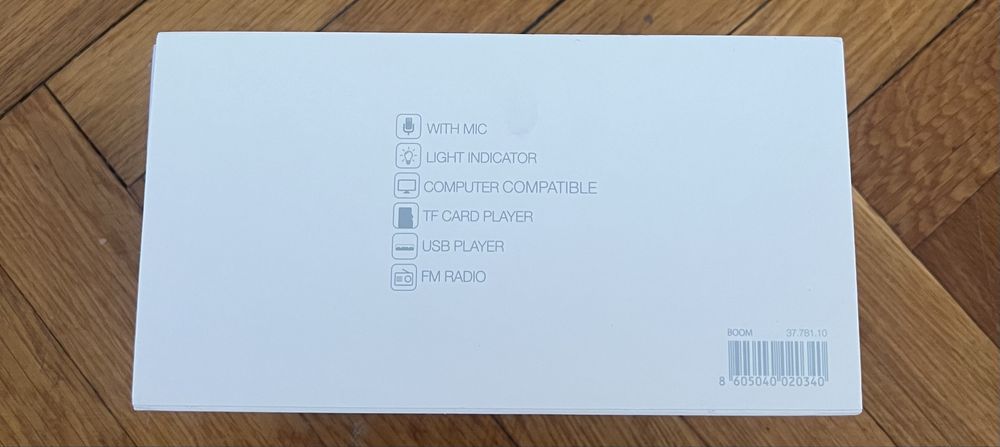 Boxă Bluetooth portabilă BOOM – 2x5W, 1200 mAh