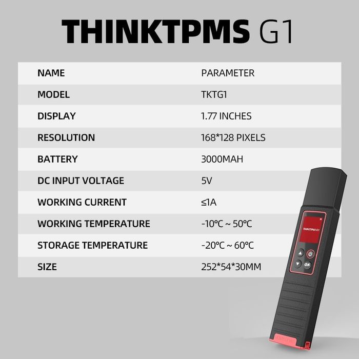 ПРОМО ! THINKCAR TPMS G1 — универсален TPMS  диагностичен уред за гуми