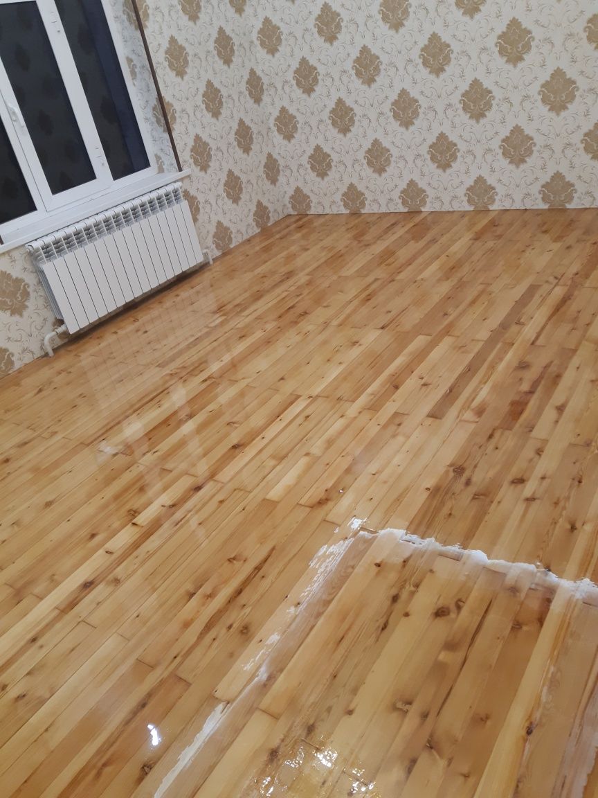 Shilifovka pol parket tarket laminat qilamiz