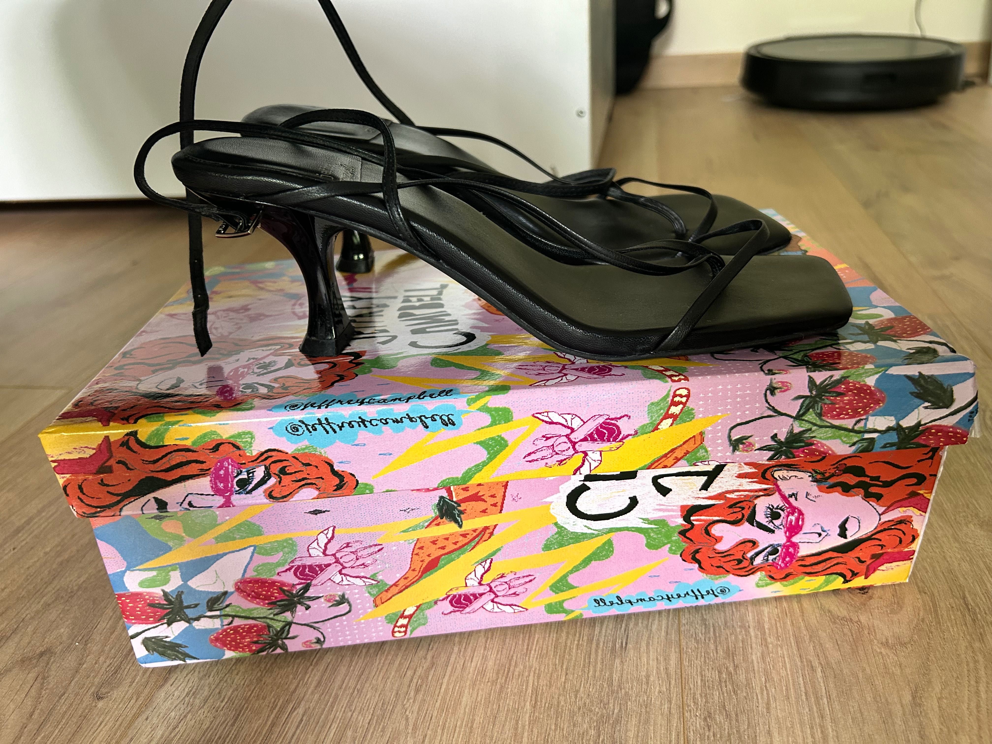 Jeffrey Campbell кожени сандали Fluxx