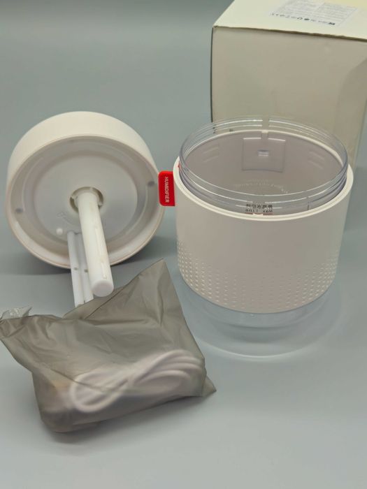 Kомпактен ултразвуков овлажнител H2O, 500мл, type C и LED нощна лампа