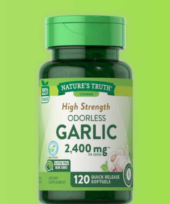 Капсулы с чесноком без запаха Garlic Nature's Truth 120шт USA