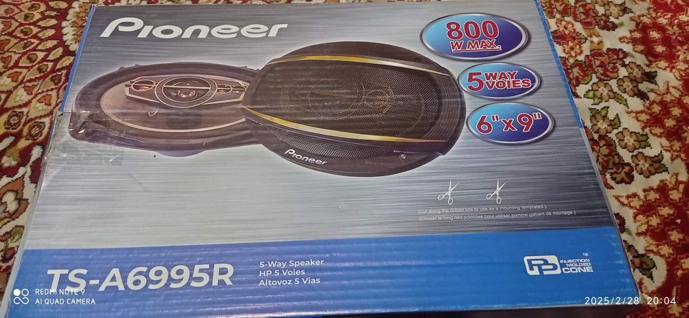 Pioneer kalonka  800 w.