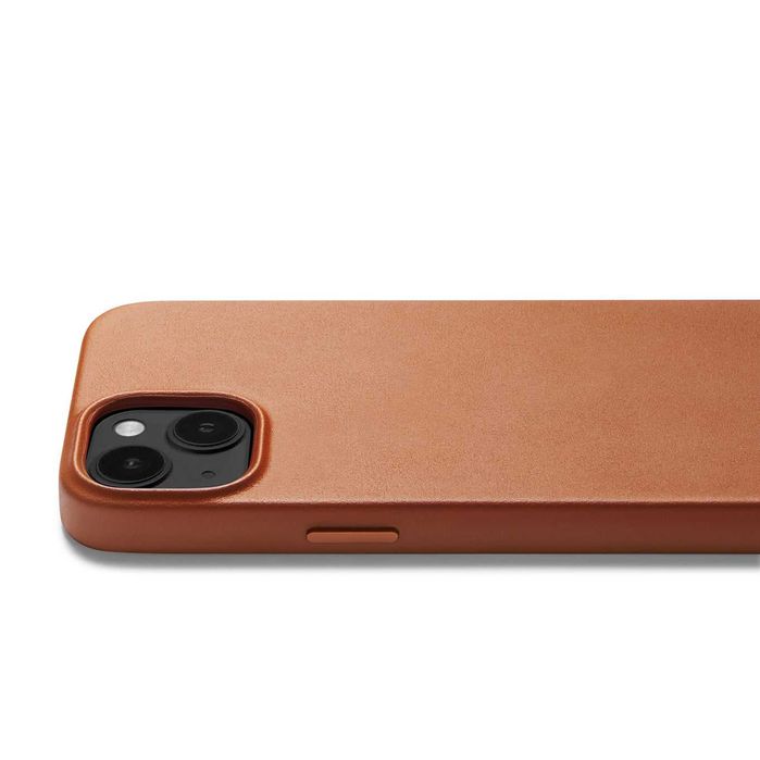 Кожен калъф с Magsafe Mujjo Full Leather Case for iPhone 14