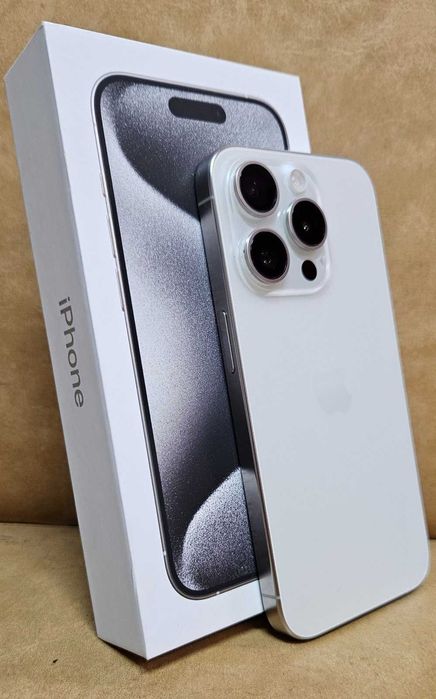 Apple iPhone 15 Pro 128GB White Гаранция.