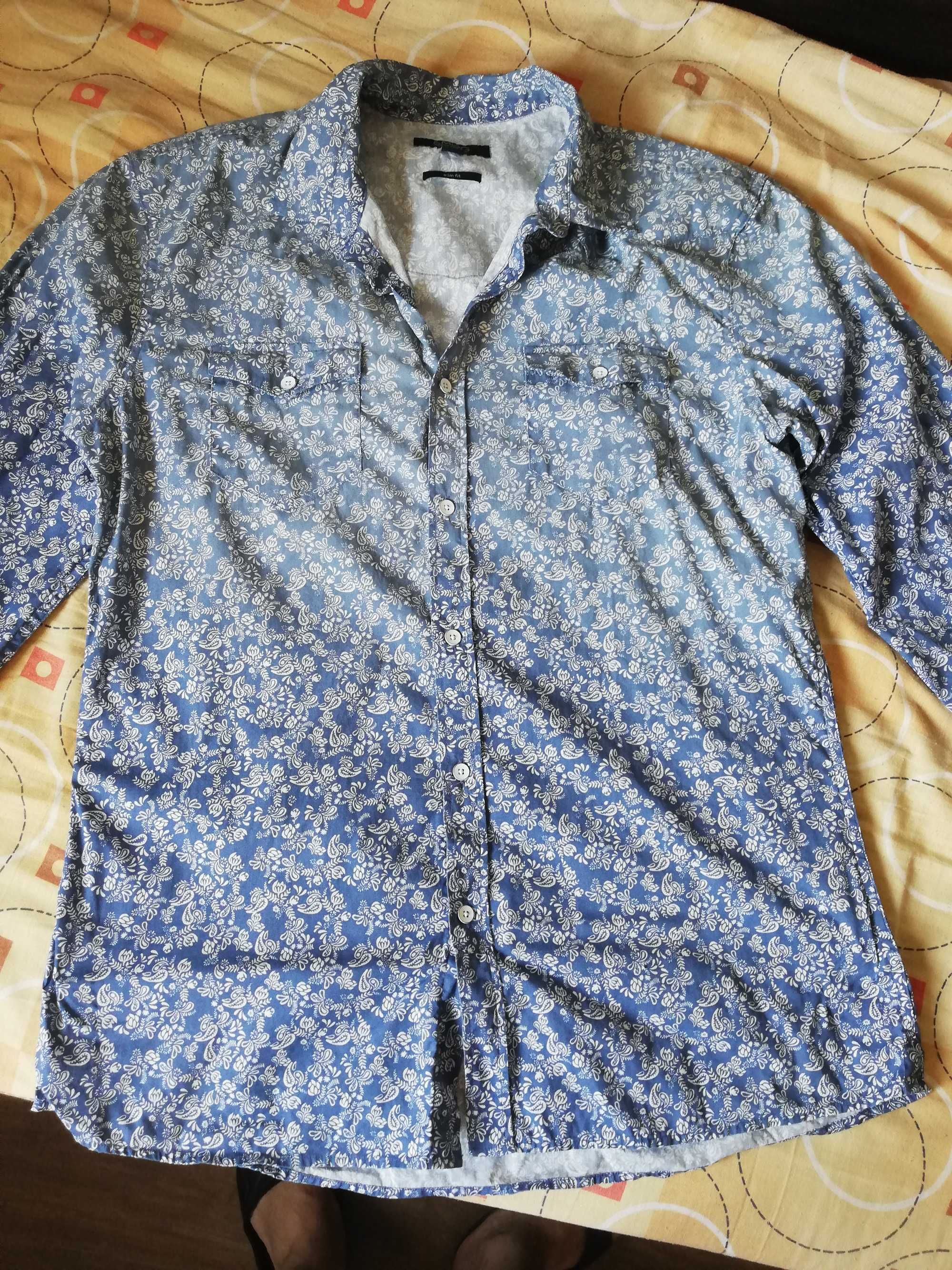 Мъжка риза дълъг ръкав XL SMOG