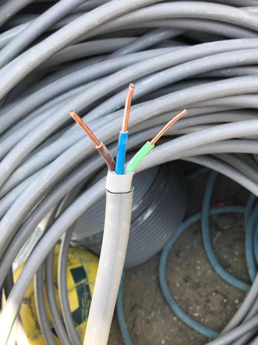 Cablu electric cupru masiv ignifug CYY-F 5x4 mm  5x2,5  mm  3x6 mm 5x6