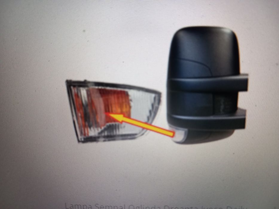 Oglinda iveco daily semnal din oglinda
