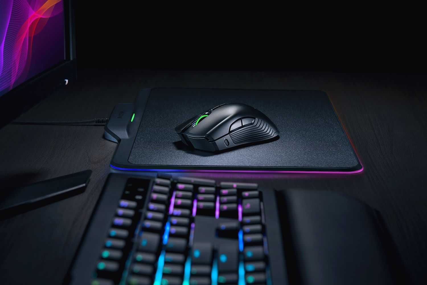 Игровая беспроводная мышка Razer Mamba + Firefly Hyperflux Bundle
