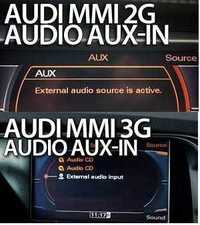 Diagnoza auto Activare  AUX  Audi MMI 2G MMI 3G