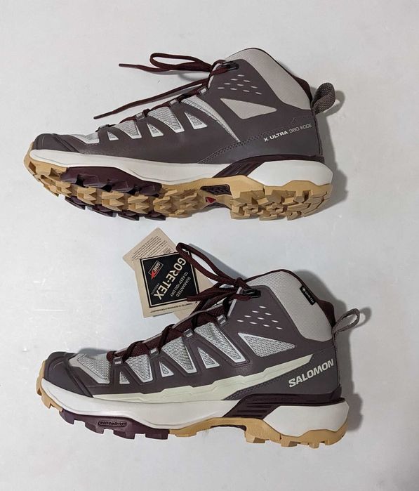 Salomon x Ultra 360 Edge MID Goretex унисекс кафеви маратонки от Сащ