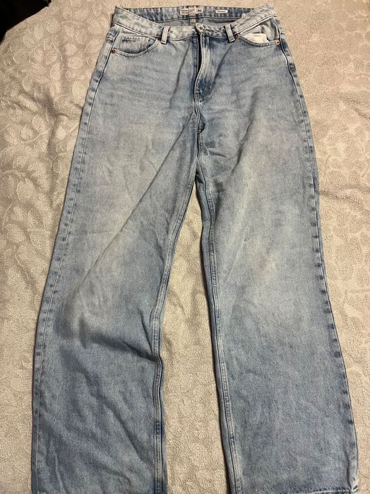 Дамски дънки широк крачол 40 размер