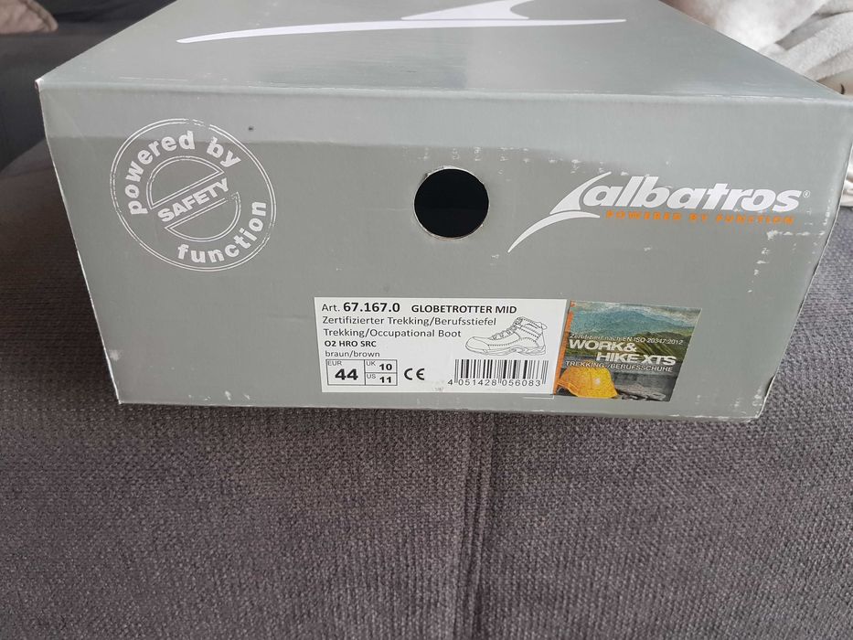 Работни обувки Albatros GLOBETROTTER MID O2  защитни 44 номер