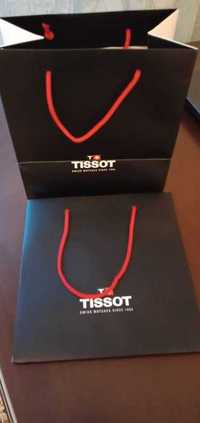 Оригинальный брендовый пакет от швейцарских часов Tissot 25*25*15