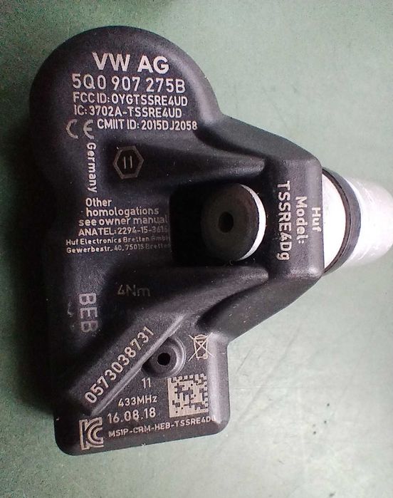 Senzori presiune roti Vw Touareg cu valve OEM VW Touareg 2018-2024