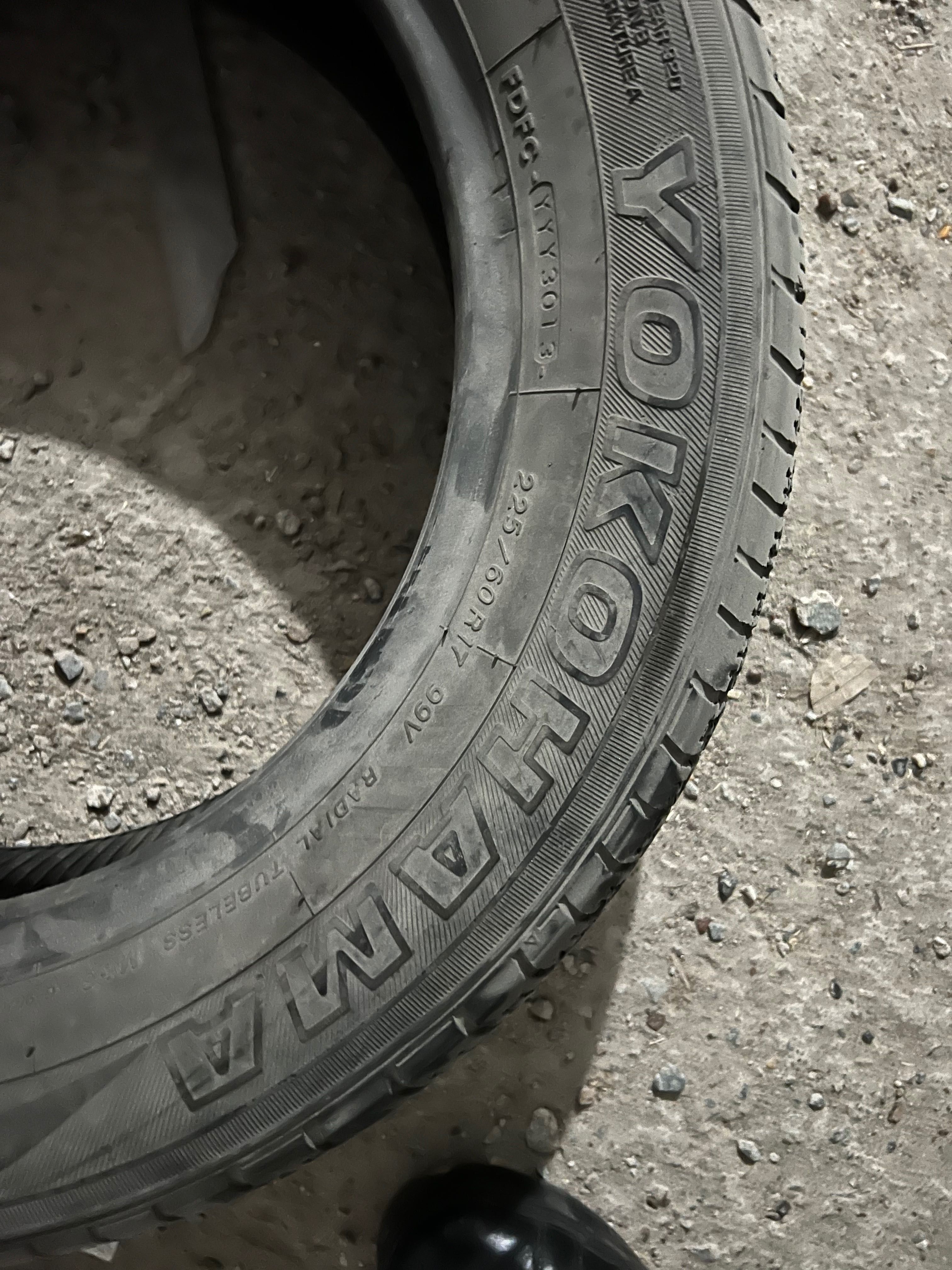 Покрышки б/у Yokohama 225/60 r 17